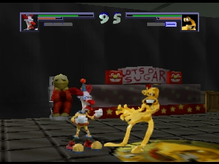 Clay Fighter 63 1-3 (USA) In game screenshot